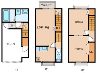 ＤＵＰＬＥＸ　ＥＸＣＥ　Ｃの物件間取画像